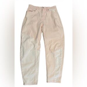 Veronica Beard Charlie Barrel Leg Jeans high-rise fit tri-color pink 4 - 27